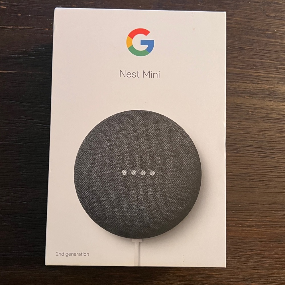 Google Nest Mini Charcoal Smart Speaker